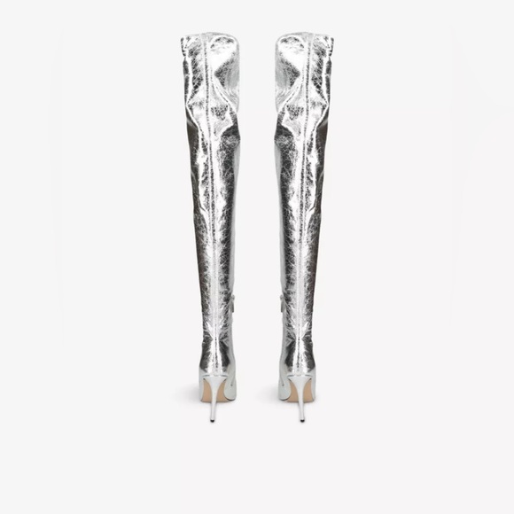 Steve Madden “Epic Silver”, Over the Knee, Thigh High Boots - Picture 5 of 11